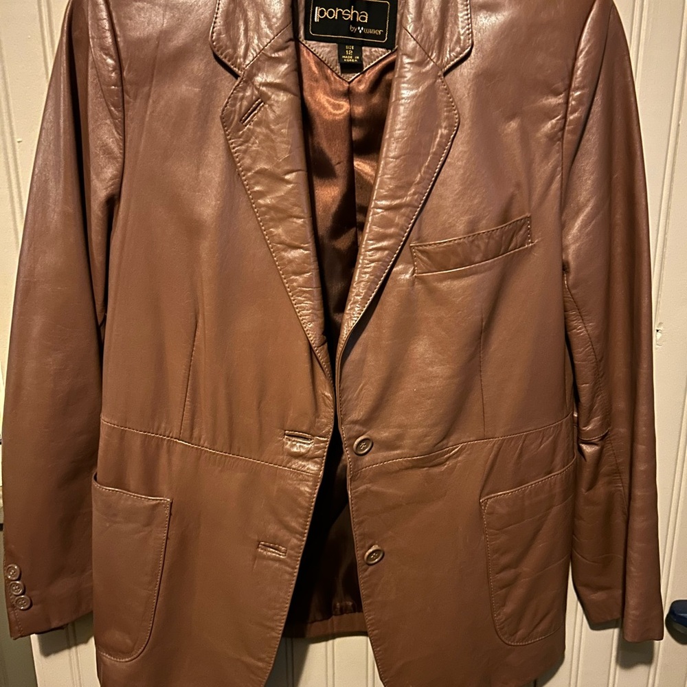 Women’s Brown Leather Jacket